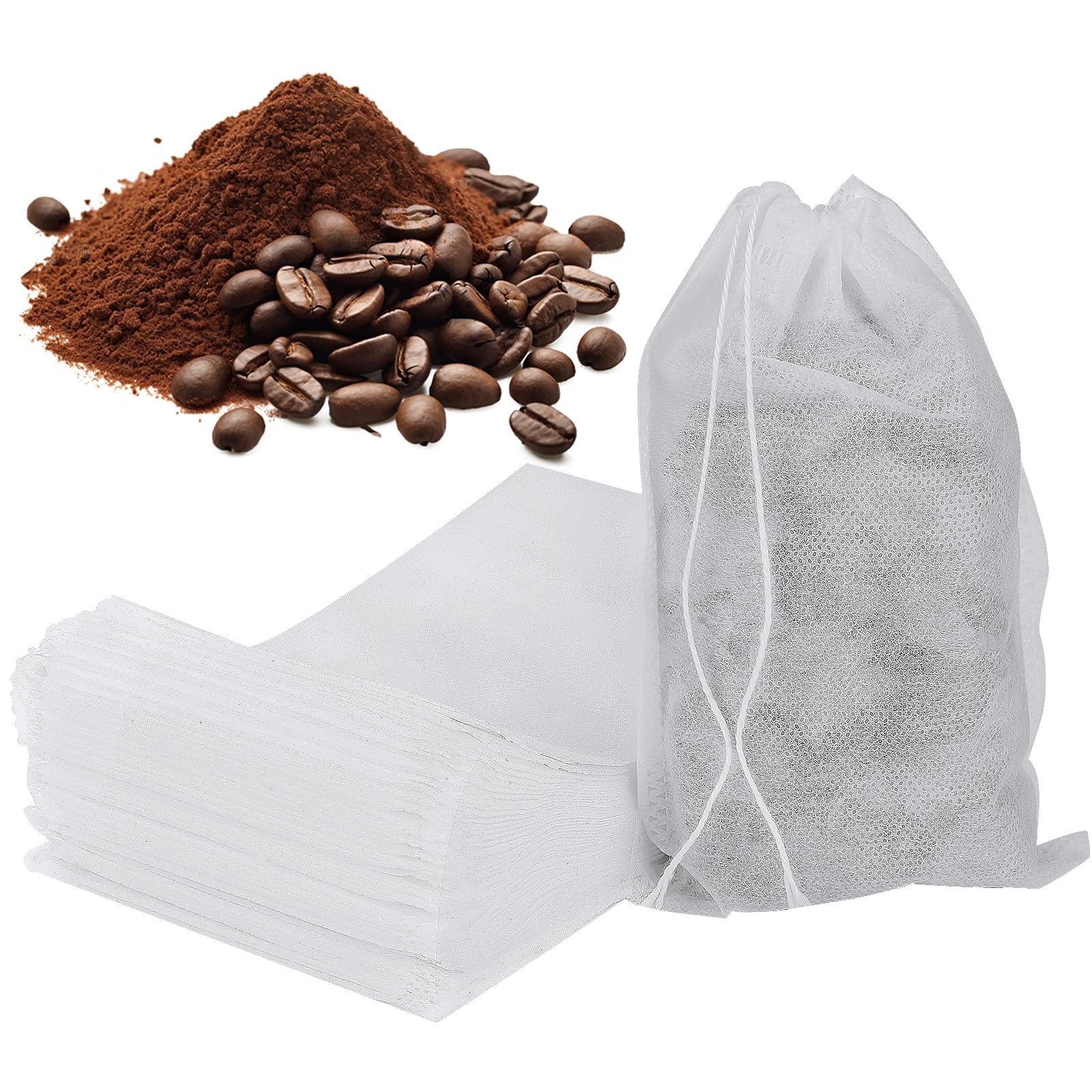 4x6 In Disposable Fine Mesh Cold Brew Filter, No Mess Cold Brew Coffee Bags gallery