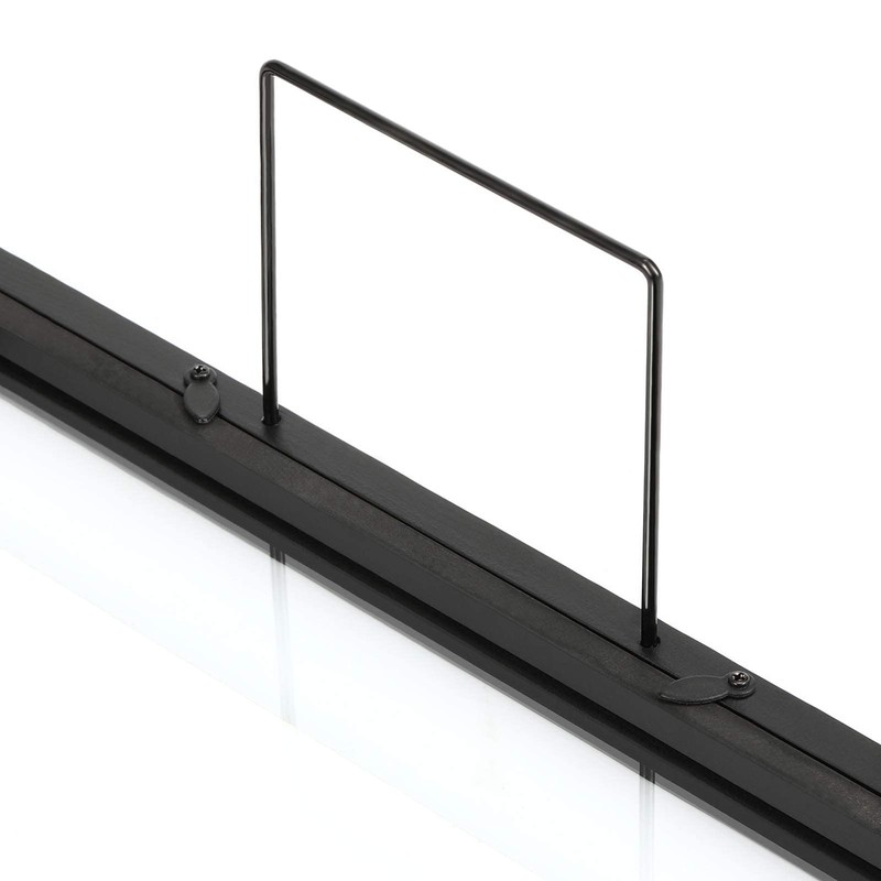 WALL 11x14 Inch Floating Frame, Black Wood Double Glass Float Picture Frame D... gallery