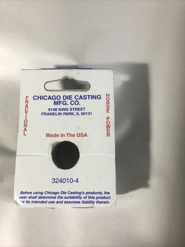 CHICAGO DIE CASTING Single V Grooved Pulley 250-A 21/2 in. x 3/4in Bore 324010-4 gallery