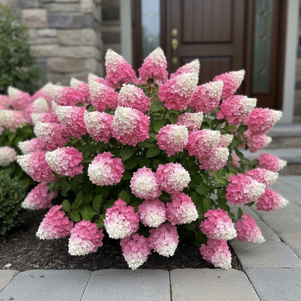 50 Panicle Hydrangea Seeds – Two-Tone Pink-White Flowers for Landscaping gallery