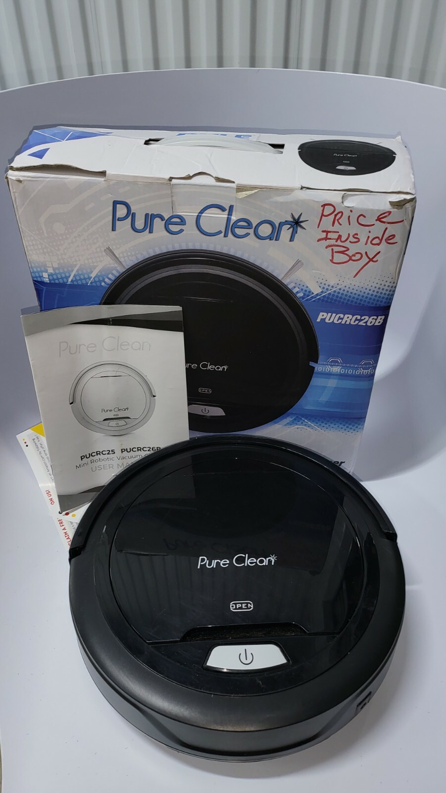 Pyle PUCRC26B PureClean Smart Automatic Robot Powerful Vacuum Cleaner FOR PARTS! gallery