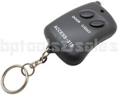 9 Digit Code Mini Remote Control Garage Door/Gate Transmitter w/ Mini Flashlight