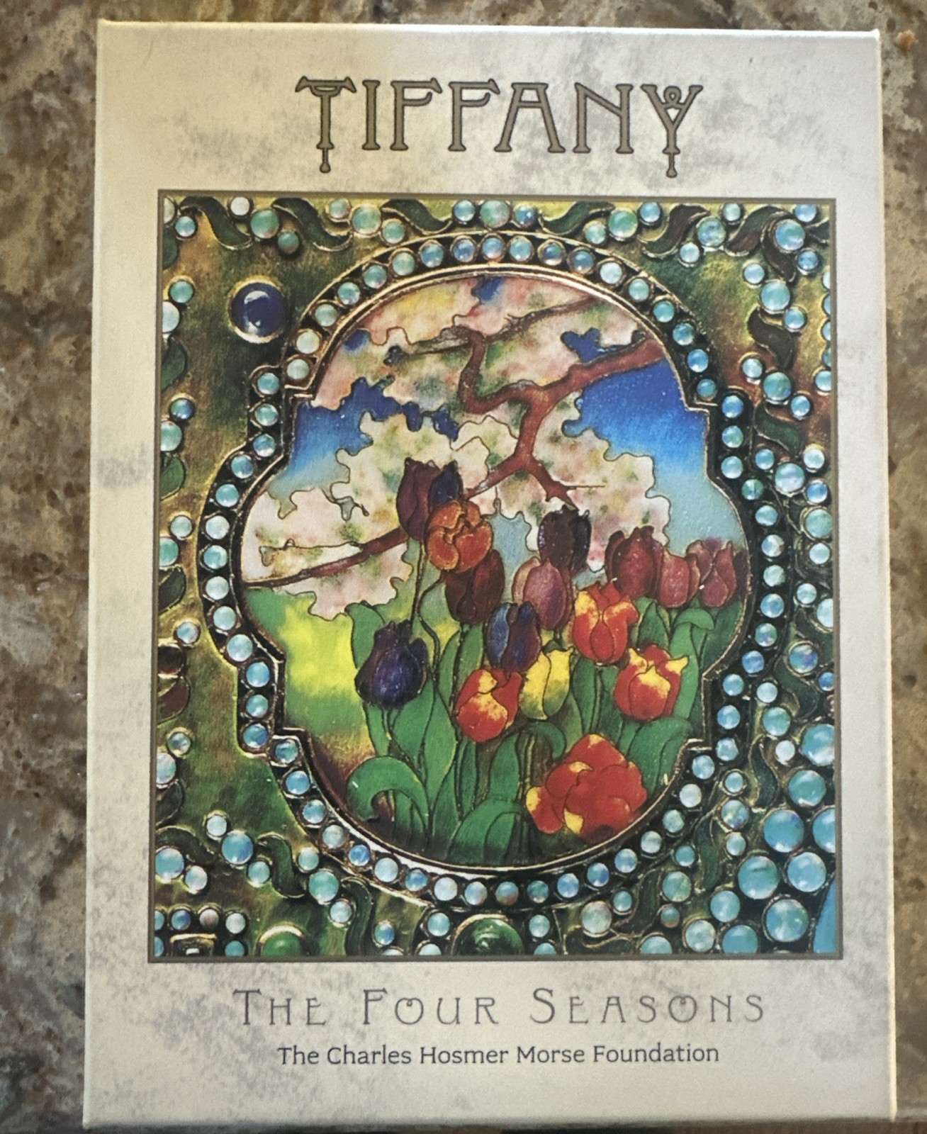 Pomegranate #0558 “Tiffany The Four Seasons” Boxed Notecard Set NIB gallery