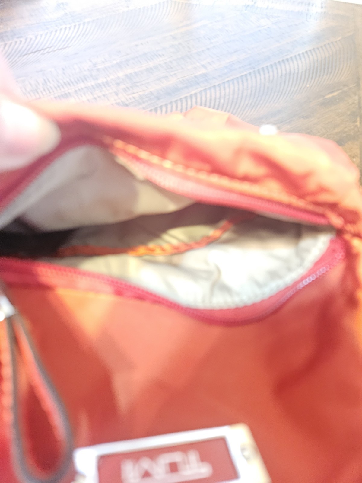 Tumi Sling Backpack Orange Crossbody 4