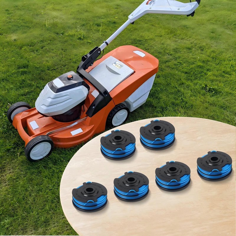 Spool Replacement Set 6 Spools and 1 Cap for Greenworks Trimmers 21212 21272 gallery