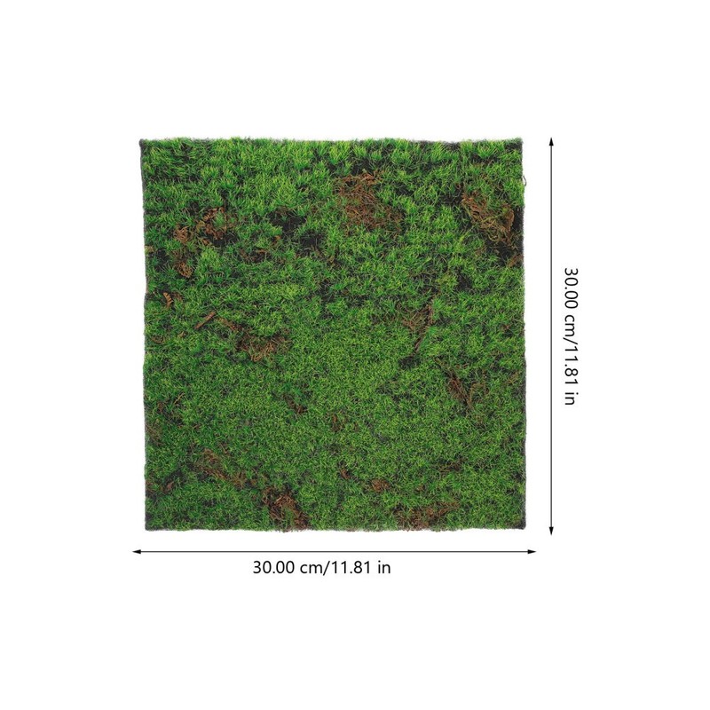 Green Artificial Moss Rug for Indoor Plants and Garden Decor Lifelike Texture gallery