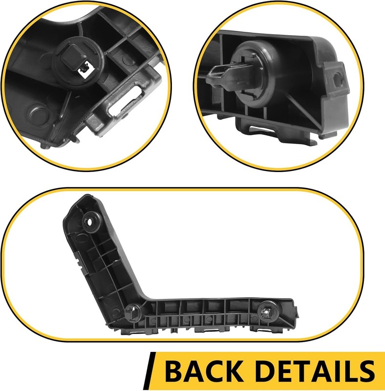 BXZ Front Bumper Cover Retainer Bracket Hold Mount Pair 2Pcs For Toyota Corolla gallery
