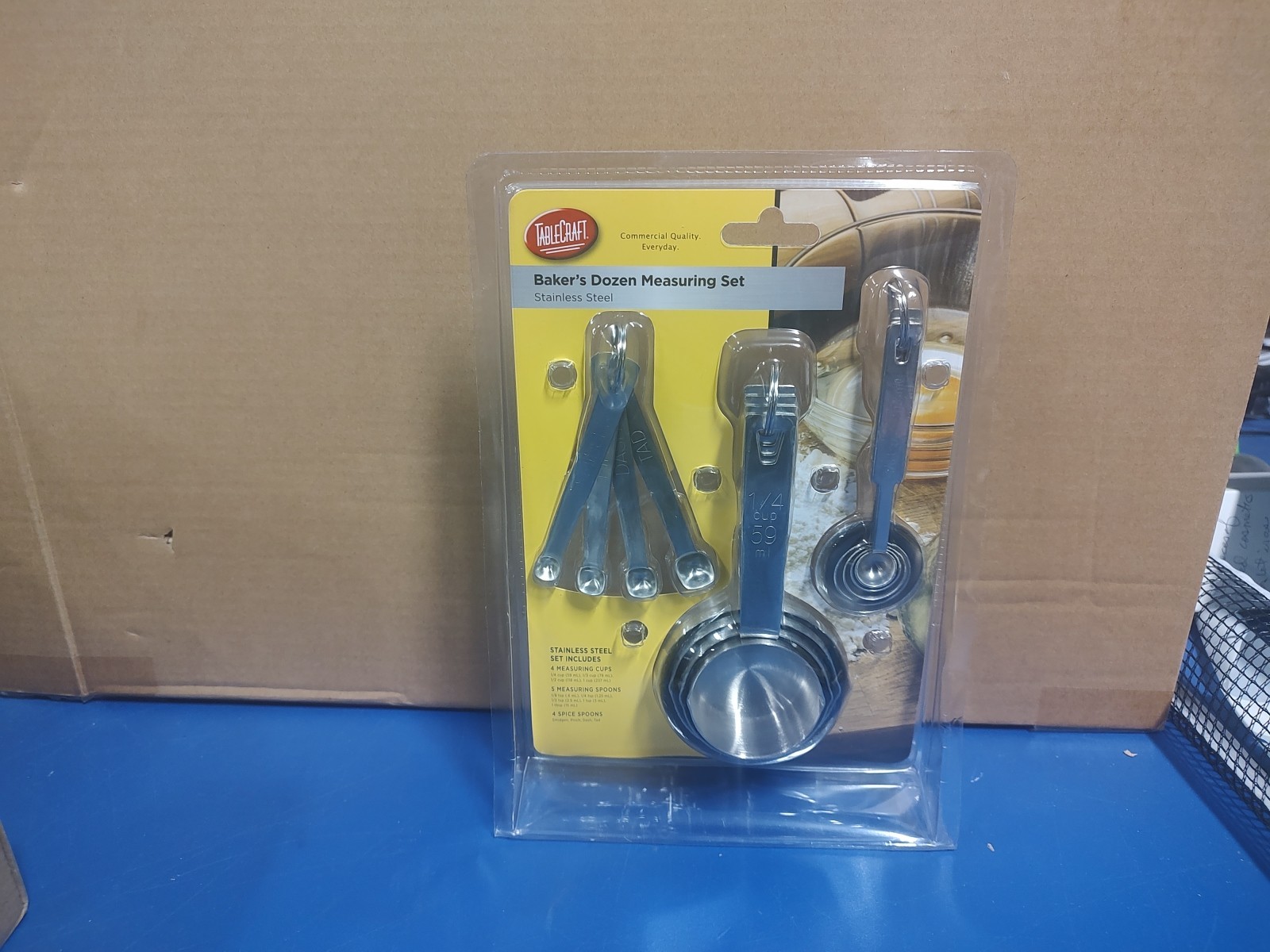 TableCraft Baker's Dozen Measuring Set Stainless steel New in Box gallery