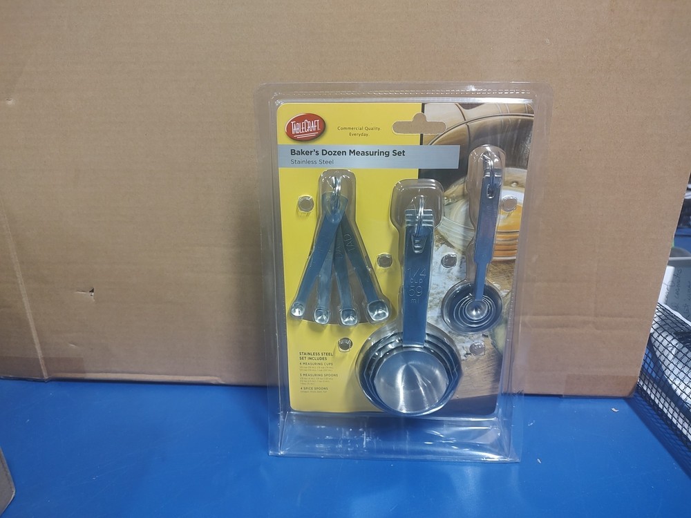 TableCraft Baker's Dozen Measuring Set Stainless steel New in Box
