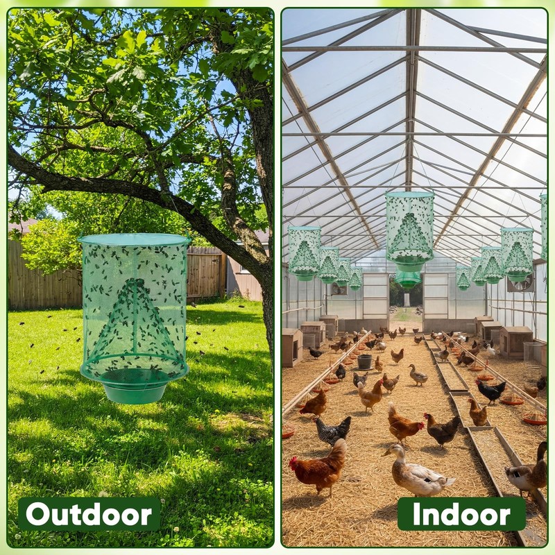 6 Pack Spotted Lanternfly Fly Traps Waterproof Ranch Fly Traps Bags Outdoor H... gallery