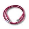 6 AWG Copper 3' Red Battery Cable with 3/8" an 5/16" Lug Wire Marine Inverter RV gallery