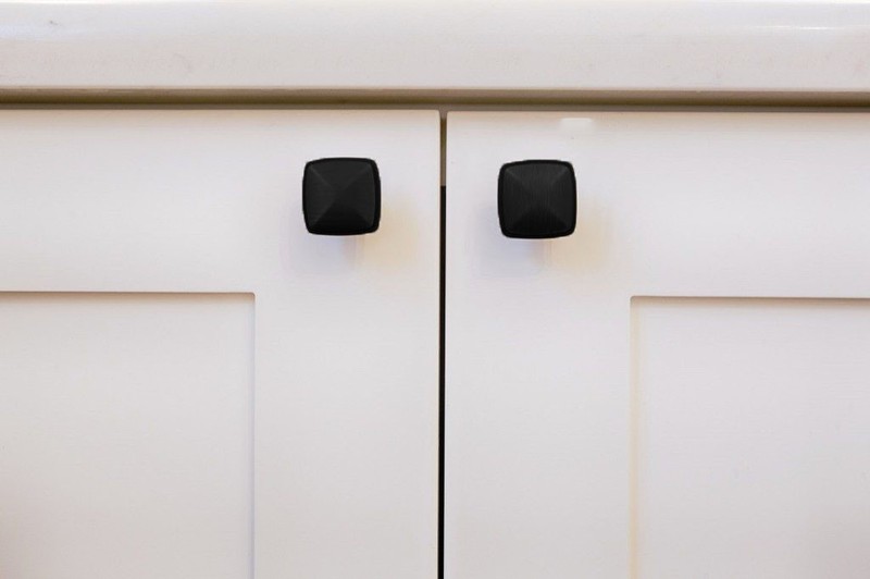 Cabinet Knobs Matte Black Square Modern Transitional Kitchen Drawer Pulls gallery