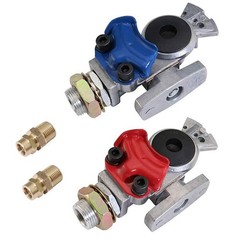 Emergency Gladhands 1 Pair Valve Switch Universal Brake Coupling for Truck