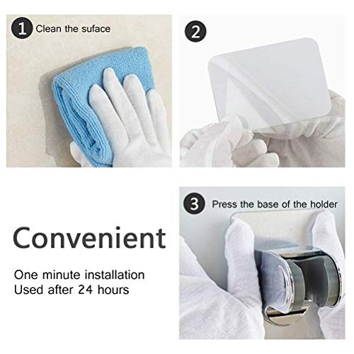 Self Adhesive Shower Head Holder- Adjustable Handheld Shower Holder NO gallery