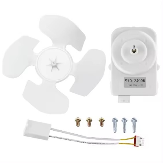 Condenser Fan Motor Kit for Whirlpool Refrigerators W10124096, AP4318657 gallery
