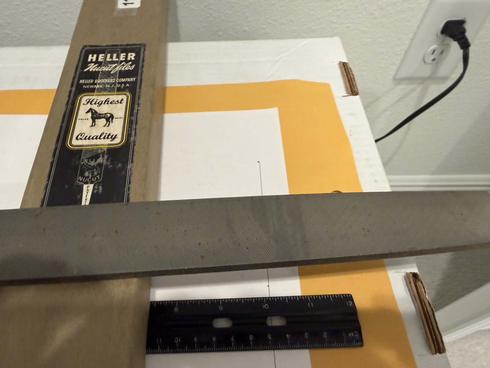 New Heller 16” Flat Smooth File, 2nd Cut gallery