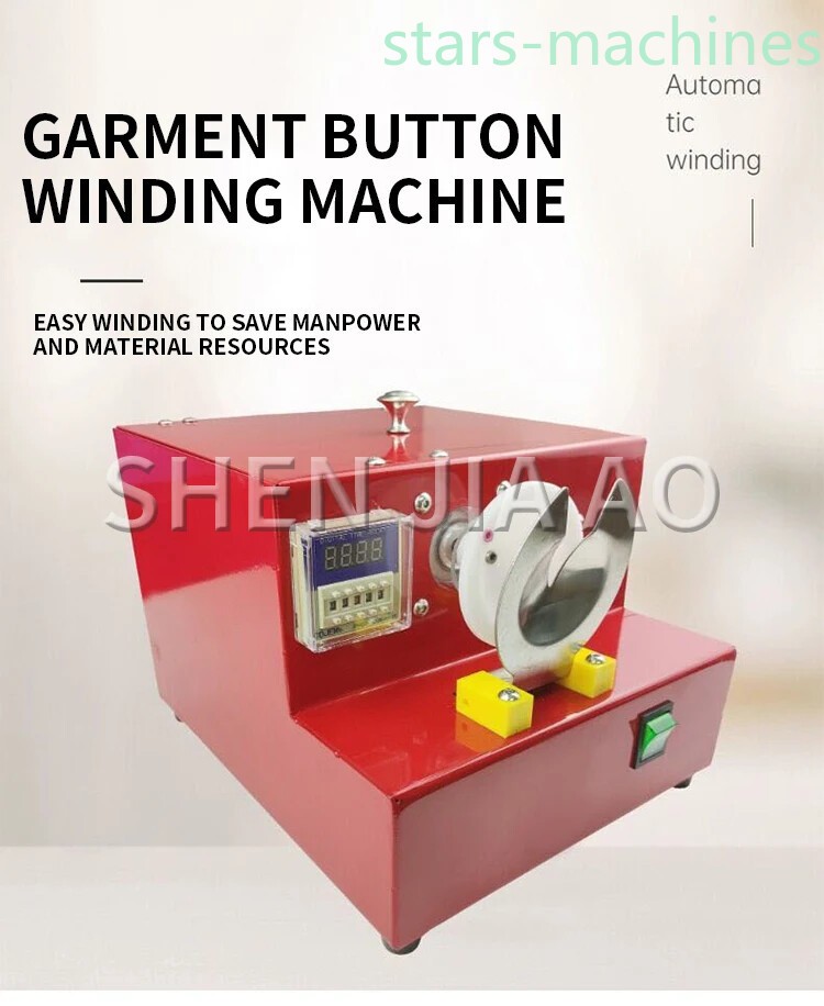 Industrial Button Sewing Machine Automatic Garment Button Wrap Machine gallery