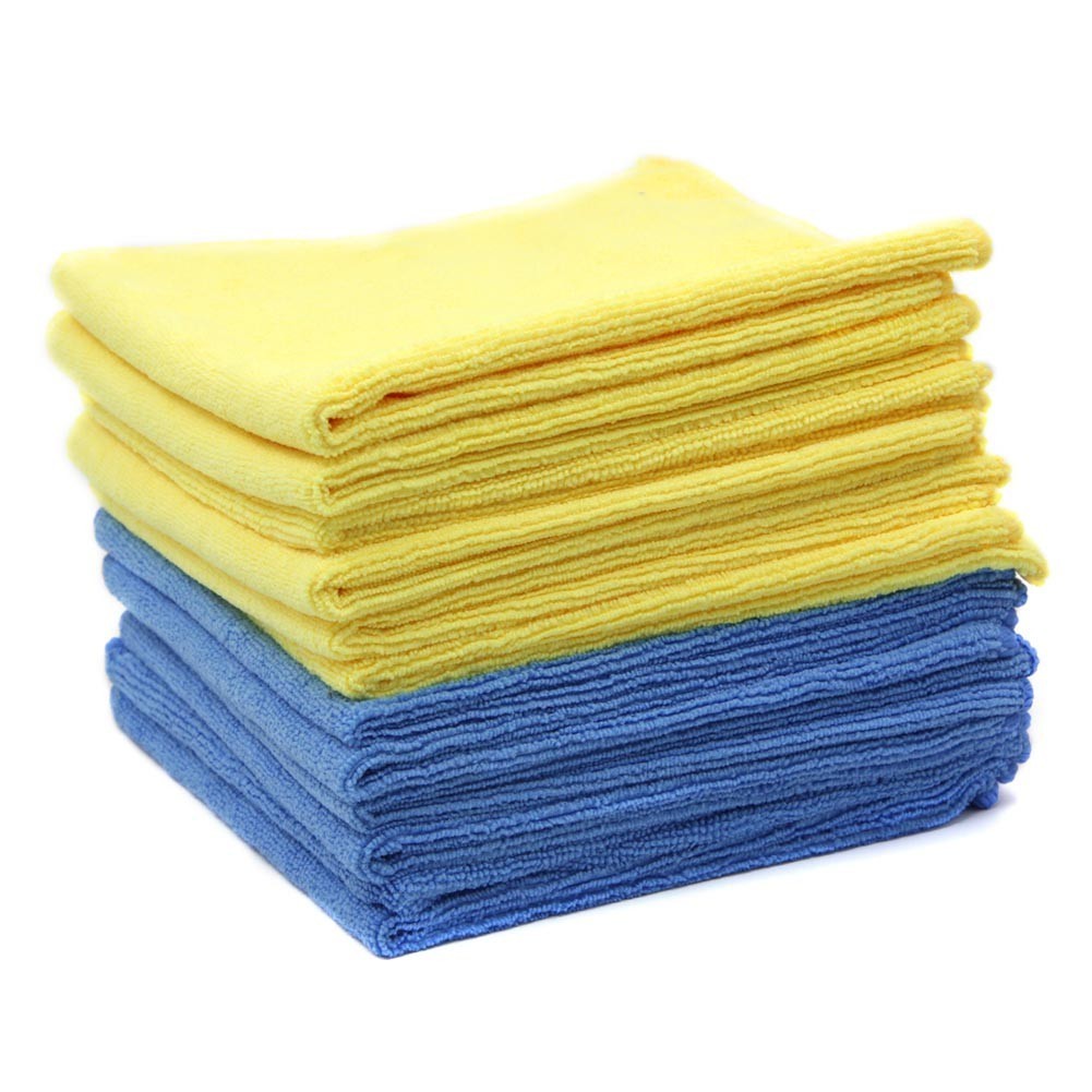 Microfiber Cleaning Cloth-12 Pack-14x14 inches-Lint Free-Streak Free gallery