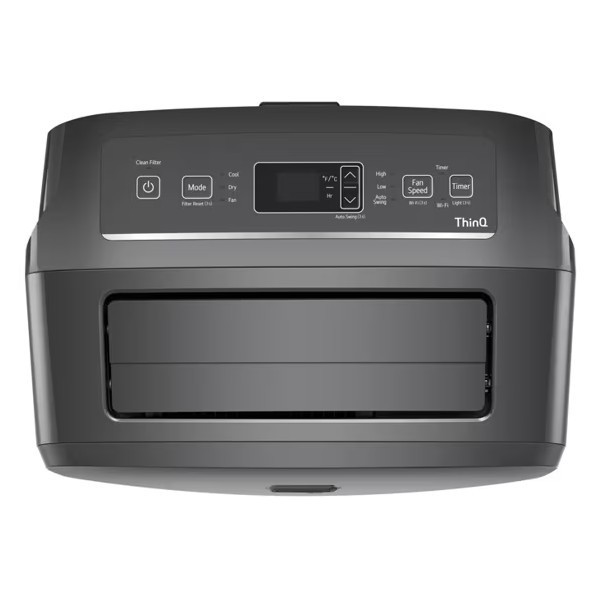8,000 BTU Smart Wi-Fi Enabled Portable AC - LP0823GSSM - Gray Refurbished gallery