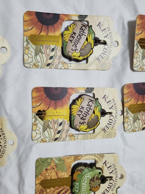 PERSONALIZED KEY COVERS NAMES THAT START WITH K & S & R gallery