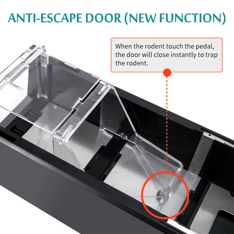 Upgraded Electronic Mouse Trap Control Kill Big Rat Pest Electric Rodent Zapper gallery