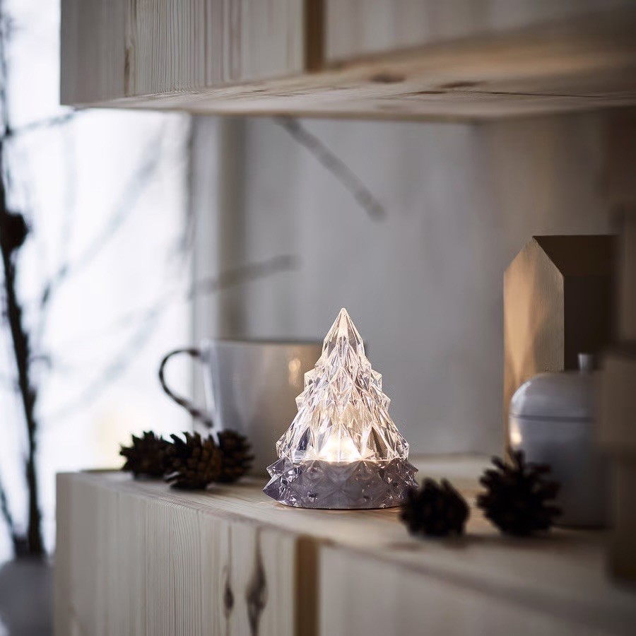 Ikea VINTERFINT LED Christmas Tree Decorative Light Battery Operated 4 ¼" New gallery
