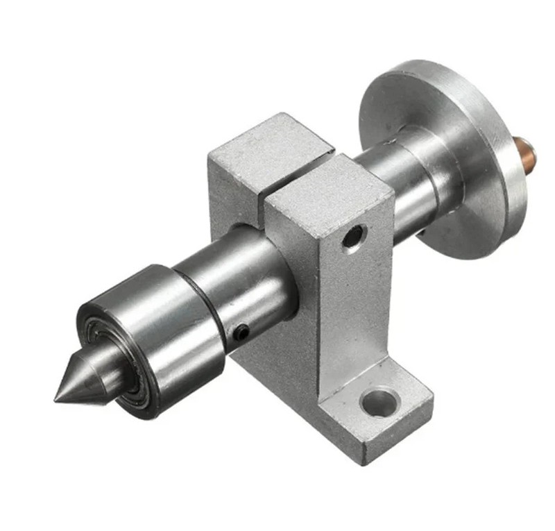 Adjustable Double Bearing Live Centre Metal Revolving DIY For Mini Lathe Machine gallery