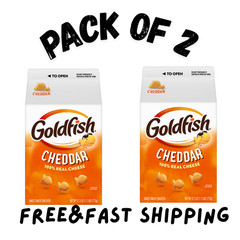 (2 PACK) Goldfish Cheddar Cheese Crackers, 27.3 oz Carton