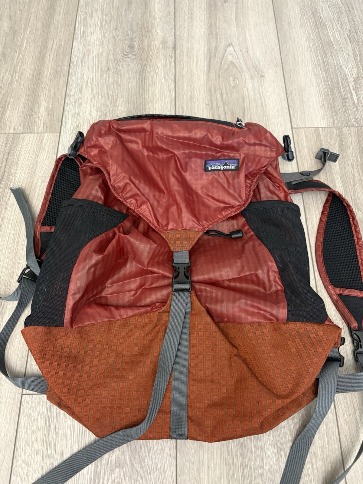 Patagonia Orange lightweight Travel Pack Rucksacks Backpack