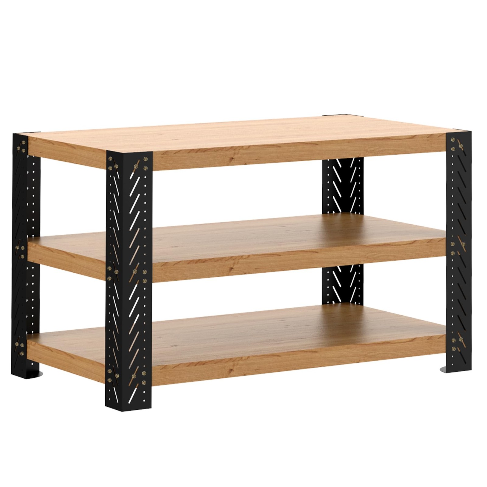 Neorexon Universal Metal Workbench Legs Kit w/Free Legs, Black gallery