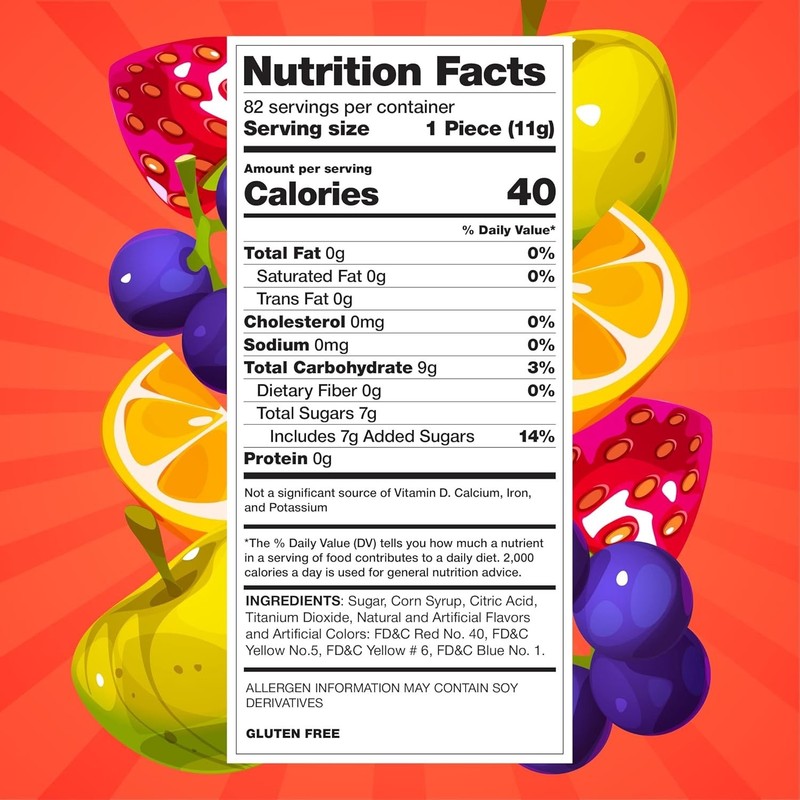 Fruit Lollipops - 2 Pound Bulk Pack (80 Count) - Assorted Fruit Flavored Hard Ca gallery