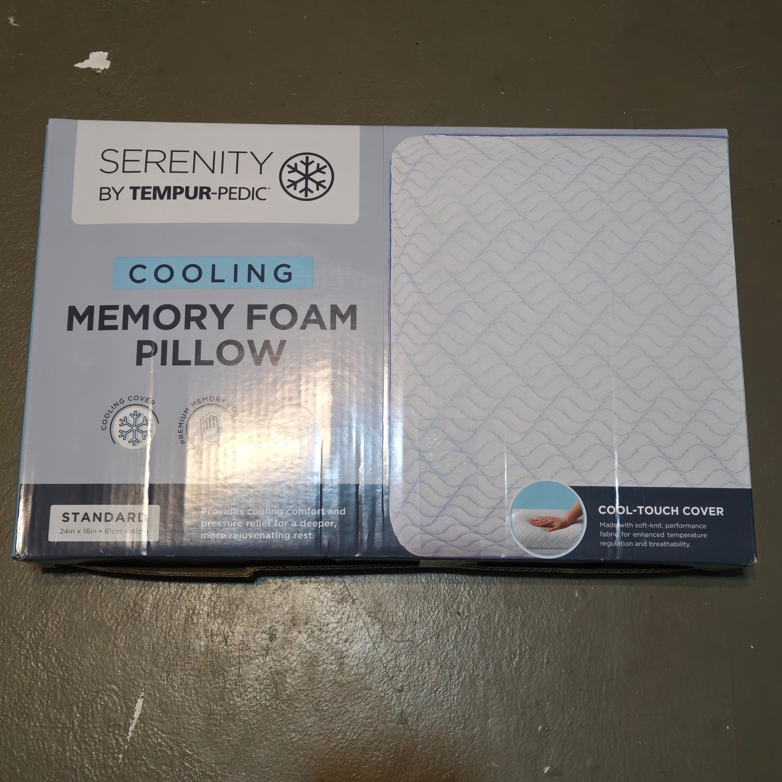 Serenity by Tempur-Pedic Cooling Memory Foam Standard Pillow gallery