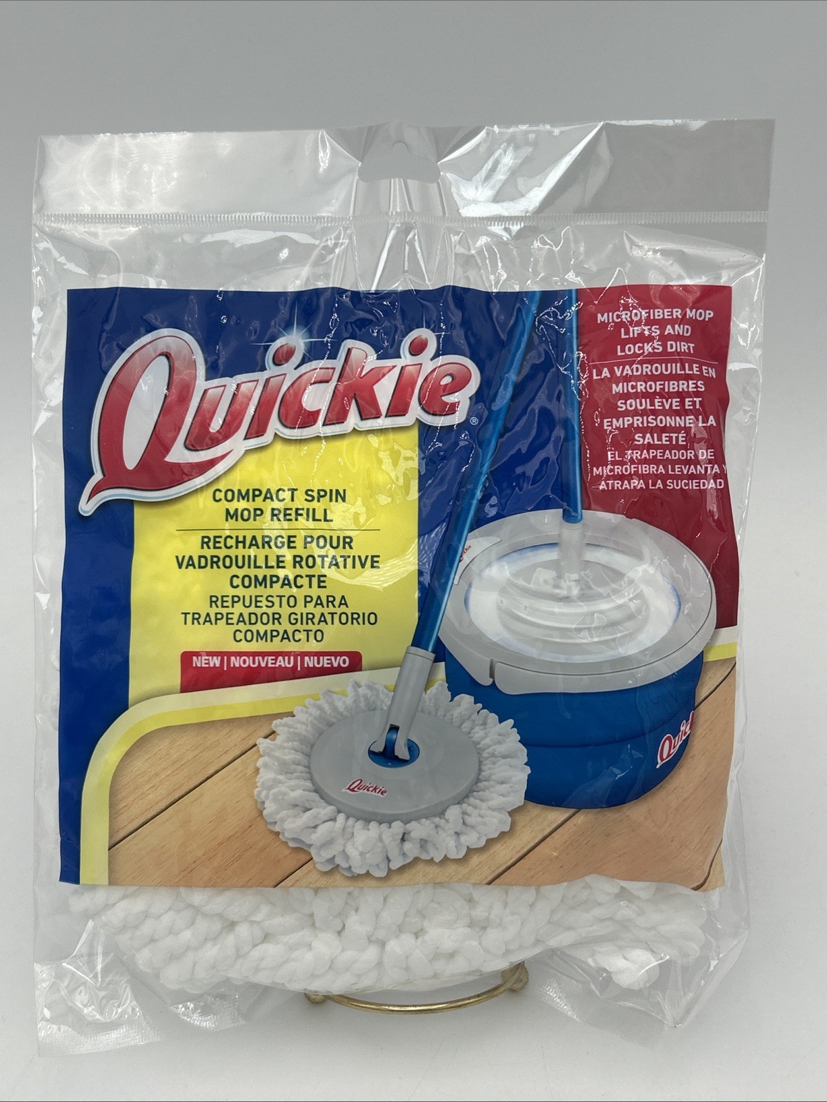 Quickie Water Compact Spin Mop Refill Floor Cleaning System Microfiber Clean gallery