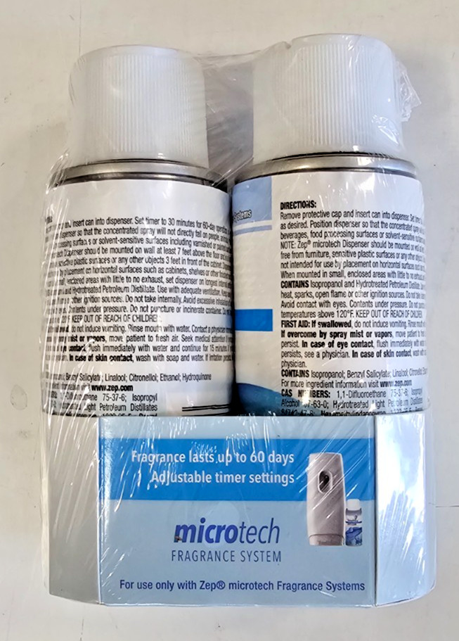 Zep Crisp+Clean Refill (2-Pack) 3 Ounces microtech fragrance system - TMFB32PK gallery