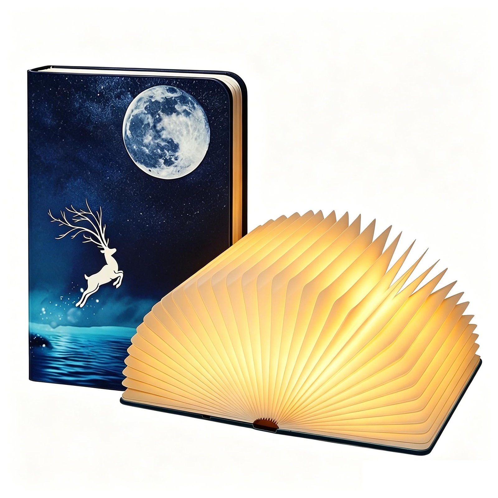 Book Night Light – Offline Voice Control, 28 Soothing Sounds & White Noise, 4... gallery