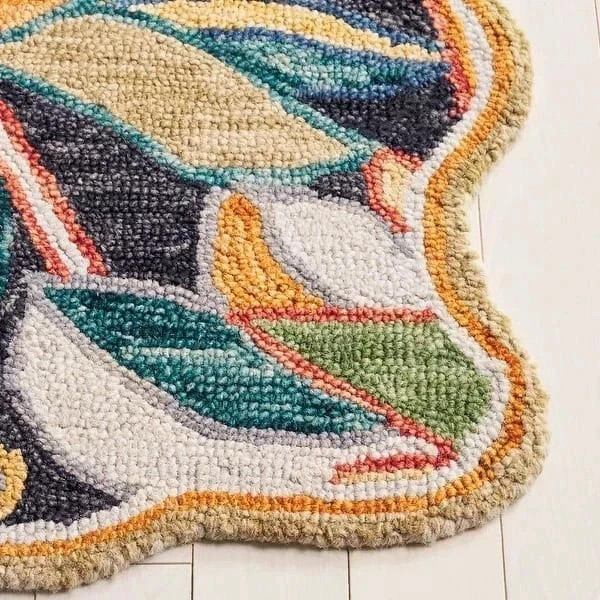 Jardin Flower Hand Tufted Wool Rug Handmade Carpet For Living Room Bedroom gallery