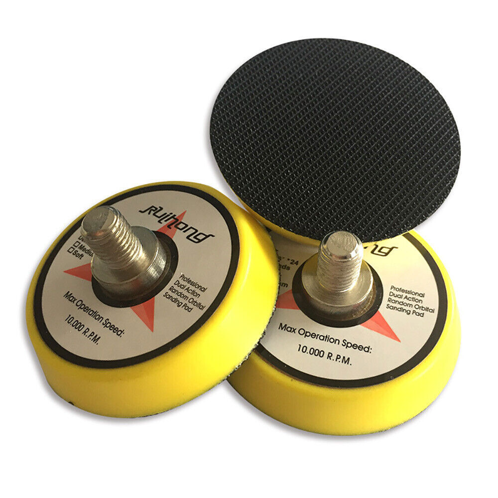 2 Inch 50mm Backing Pad Hook Loop with M6/M8 Thread For Sanding Discs Air Sander gallery