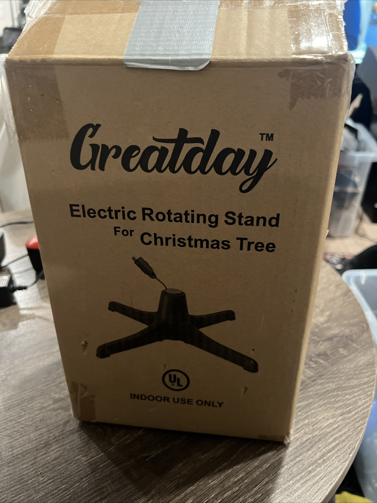greatday electric rotating stand for christmas tree Indoor Use only gallery