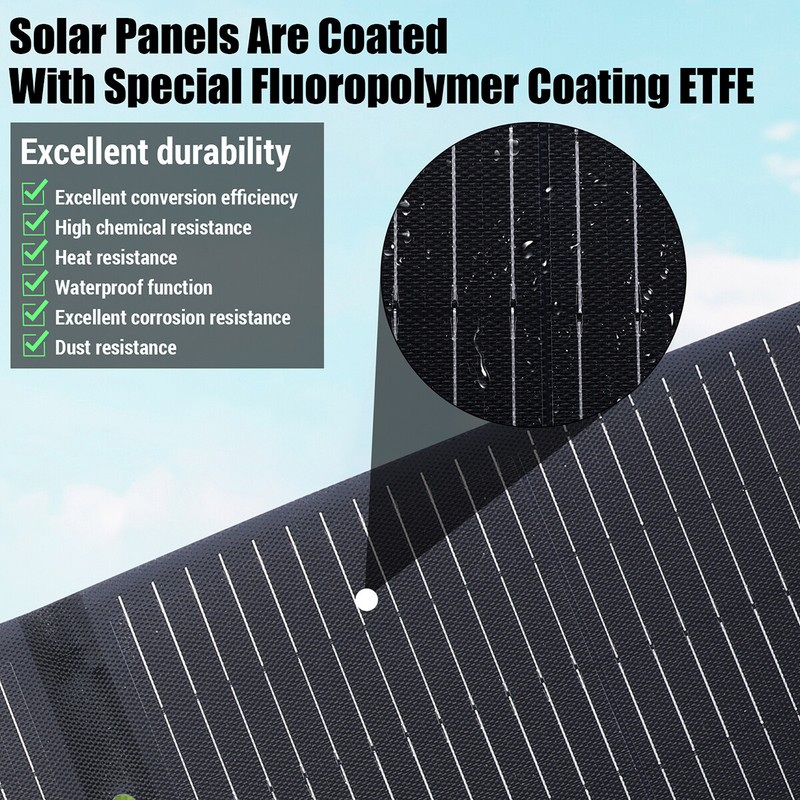 Foldable Solar Panel 100W 200W 400W High Efficiency for Power Station Camping RV gallery
