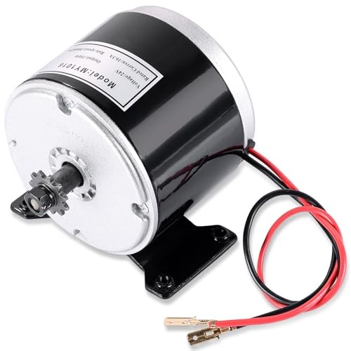 24V 350W Brushed Permanent Magnet DC Motor & PMA Generator, 3000RPM Dual gallery