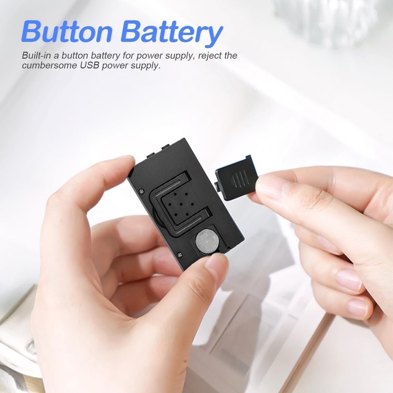 Compact Mini Digital Clock for Car Dashboard – Battery Operated & LCD Display gallery