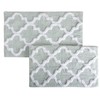 Lavish Home 2 Piece Bathroom Rug Set - 41X24.5 Inch And 34X21 Inch 100 Cotton gallery
