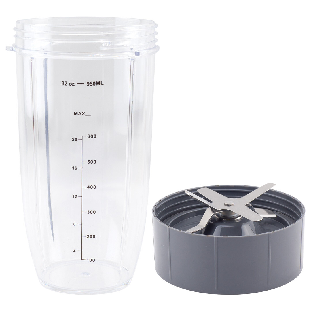 32 oz Cup and Extractor Blade for NutriBullet 600W 900W NB-101B NB-101S NB-201 gallery