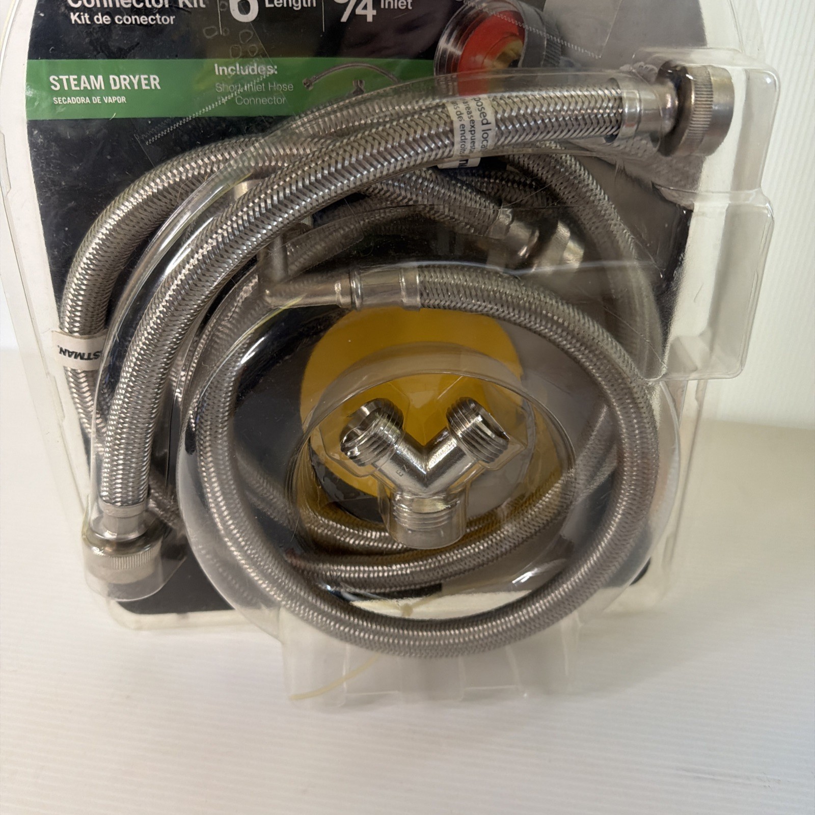 Eastman Universal Connector Kit for Steam Dryer 6ft Length 3/4" Inlet NEW gallery