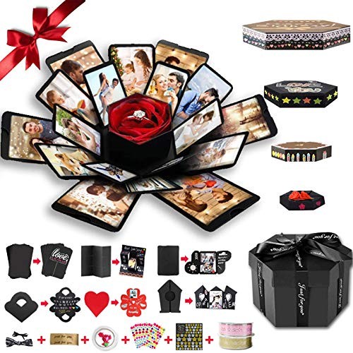 Explosion Box, DIY Explosion Box with 6 Faces, Main Part Assembled black gallery