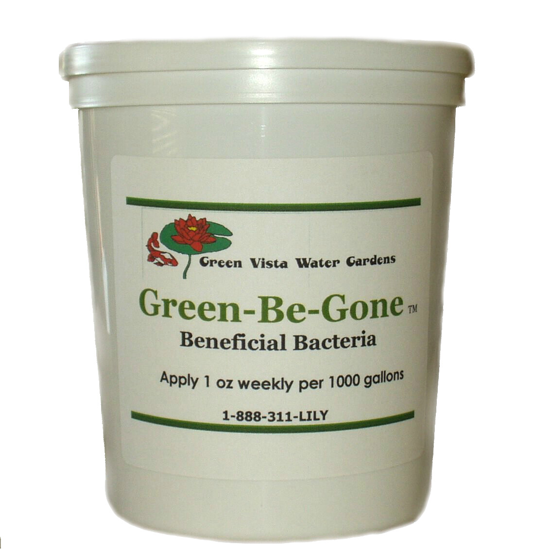 Green-Be-Gone (8oz)-pond algae control-water garden-clarity-debris-koi-fish-safe gallery
