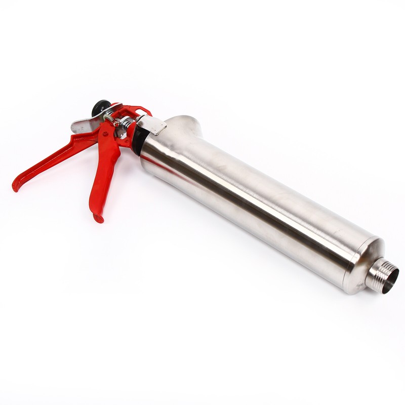 Mortar Grouting Gun Brick Pointing Tile Cement Applicator Tool 2 Nozzles Kit NEW gallery