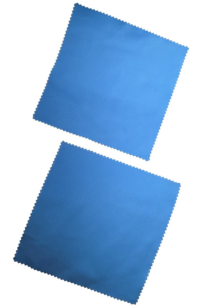 2-PACK Pro Grade Microfiber Cleaning Cloths for CD's, DVD's, and BLU-Ray Discs