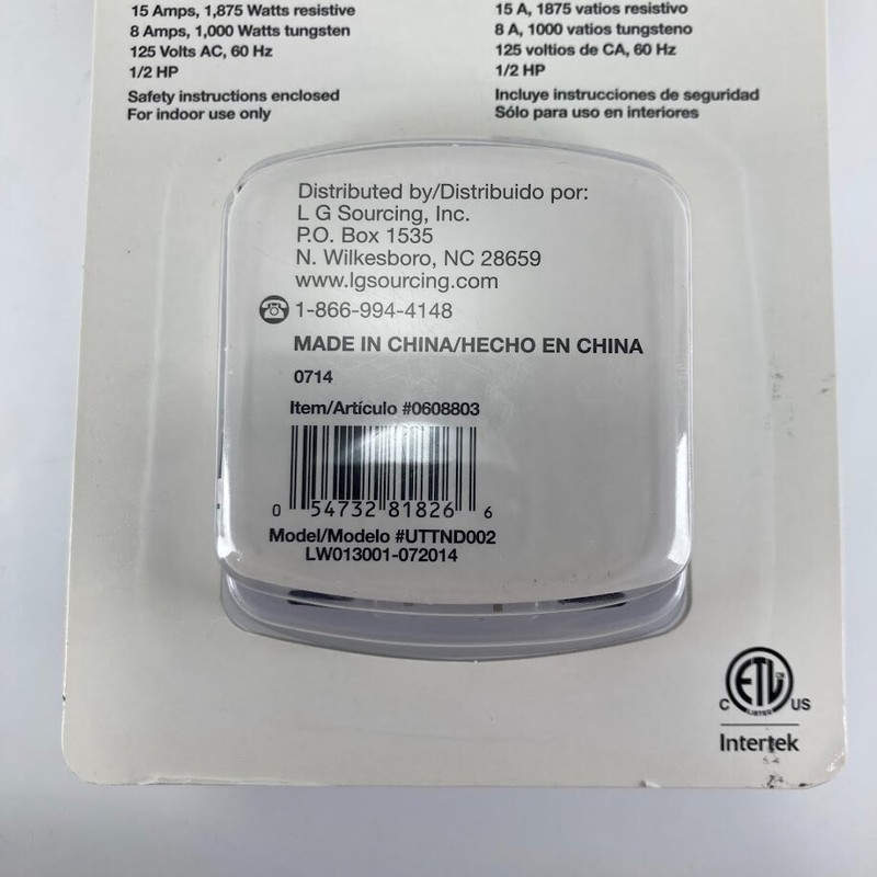 Indoor Programmable Timer 7-Day Digital Utilitech 8 Daily Settings #0608803 gallery