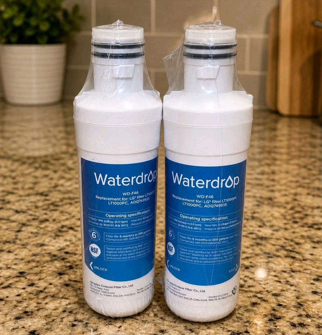 (2) Waterdrop WD-F46 Refrigerator Water Filter Replacement gallery